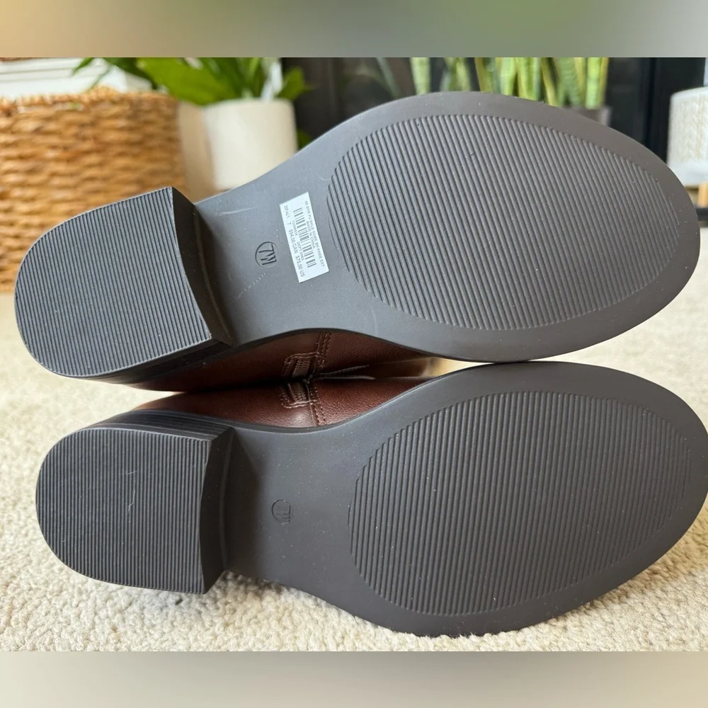 Torrid Extra Wide Calf Brown Knee-High Women's Boots - Picture 2 of 7